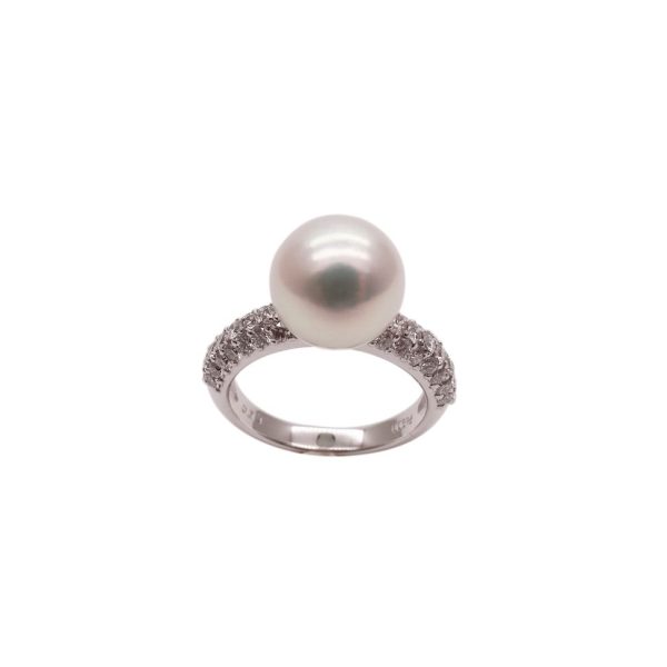 Akoya Pearl Diamond Pave Ring(R60)
