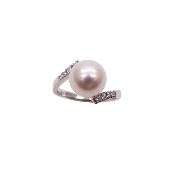 Akoya Pearl Diamond Tension Ring(R59) - Image 2