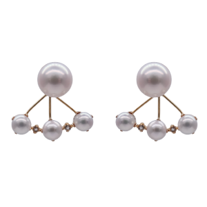 E256 Jacket Akoya Pearl Earrings