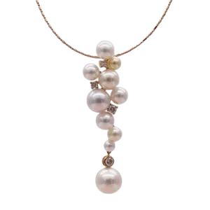 P239 Vintage Akoya Pearl Pendant