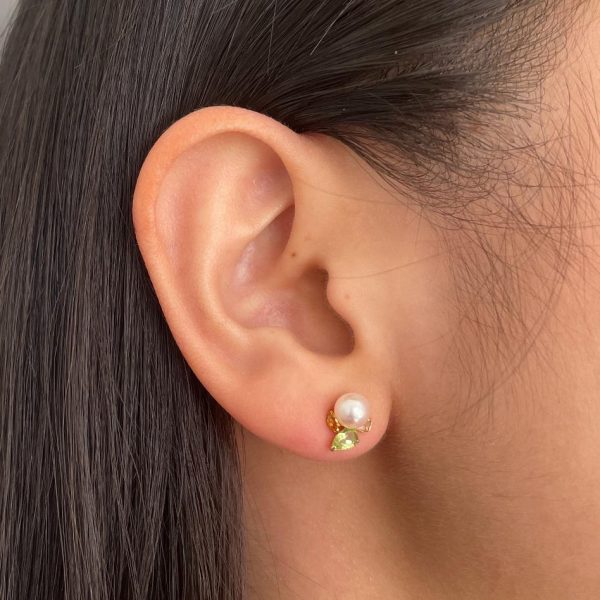 Akoya Pearl Gemstones Earrings (E257) - Image 2