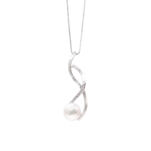 Infinity Akoya Pearl Pendant (P240)