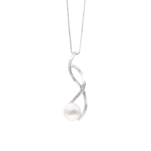 Infinity Akoya Pearl Pendant (P240)