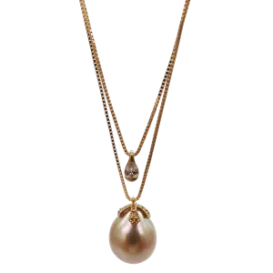 K18 Gold South Sea Pearl Pendant(P243)