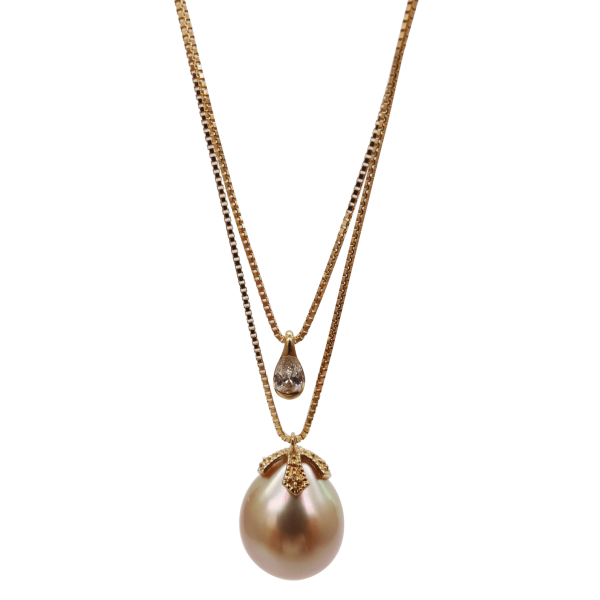 K18 Gold South Sea Pearl Pendant(P243)