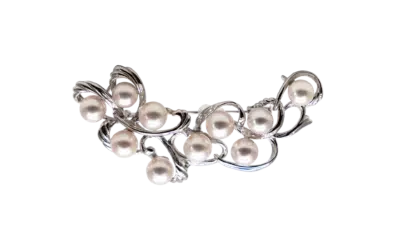 Akoya Pearl Brooch (B63)
