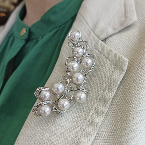 Akoya Pearl Brooch (B63) - Image 2