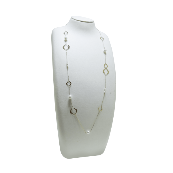 N132 Akoya Station Necklace