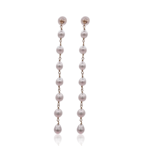 Akoya Pearl Modern Dangle Earring (E267)