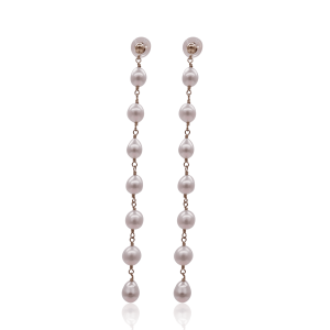 Akoya Pearl Modern Dangle Earring (E267)