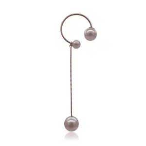 Akoya Pearl Stylish Dangle Ear Cuff (EC50)