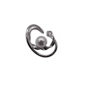Akoya Pearl Silver Ear Cuff (EC51)