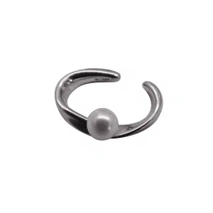 Akoya Pearl Silver Mini Ear Cuff (EC52)