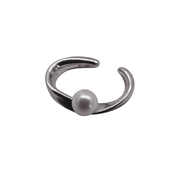 Akoya Pearl Silver Mini Ear Cuff (EC52)