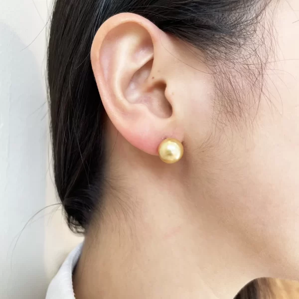 South Sea Gold Earring Simplicity (E272) - Image 2