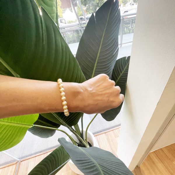 Classic Gold Akoya Pearl Bracelet (BL59) - Image 2