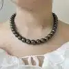 Black South Sea Necklace (N137) - Image 2