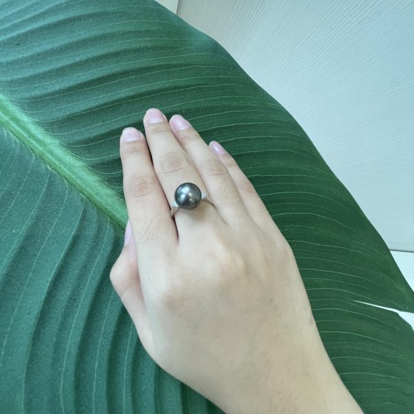 South Sea Black Pearl Classic Ring (R75) - Image 3
