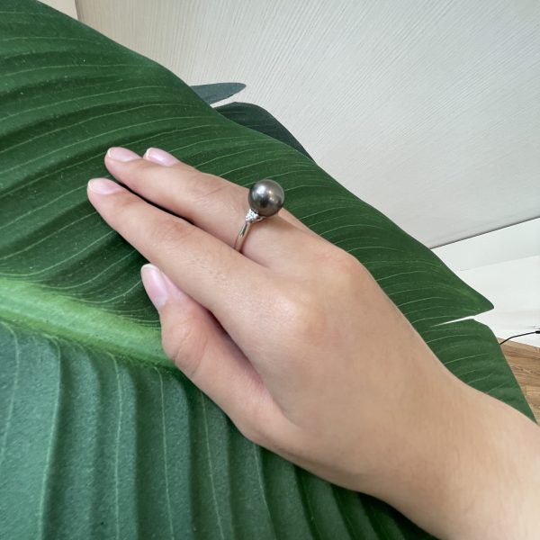 South Sea Black Pearl Classic Ring (R75) - Image 2