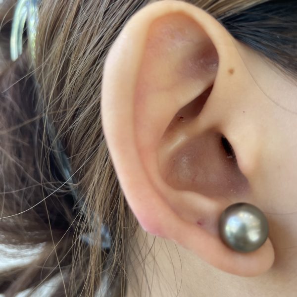South Sea Black Earring Classic (E279) - Image 2