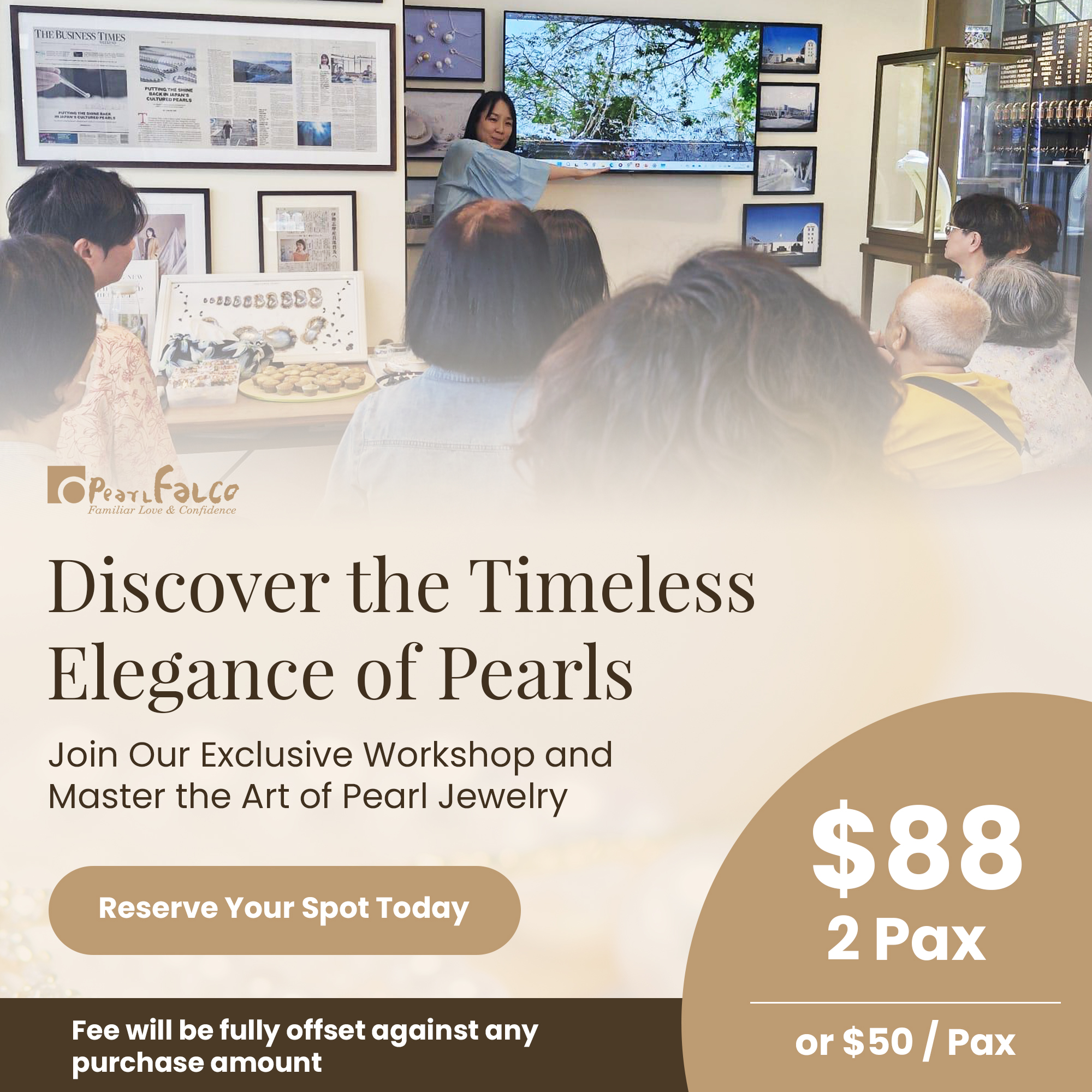 Pearl FALCO Mother's Day Promotion