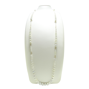 Akoya Pearl Long Exclusive Strand Necklace (N145)