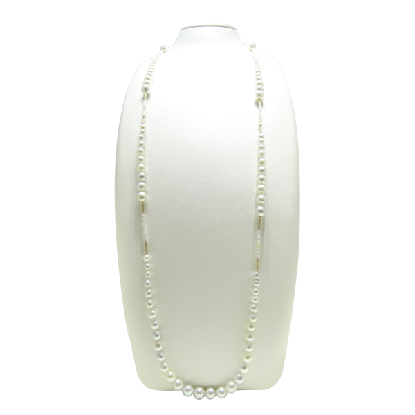 Exlusive Akoya Pearl Strand Necklace K18 - N145