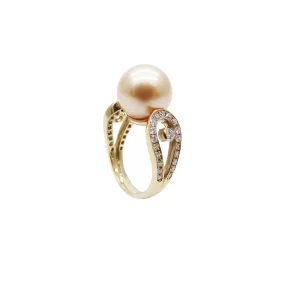 South Sea Gold Pearl Fashionista Ring - R78