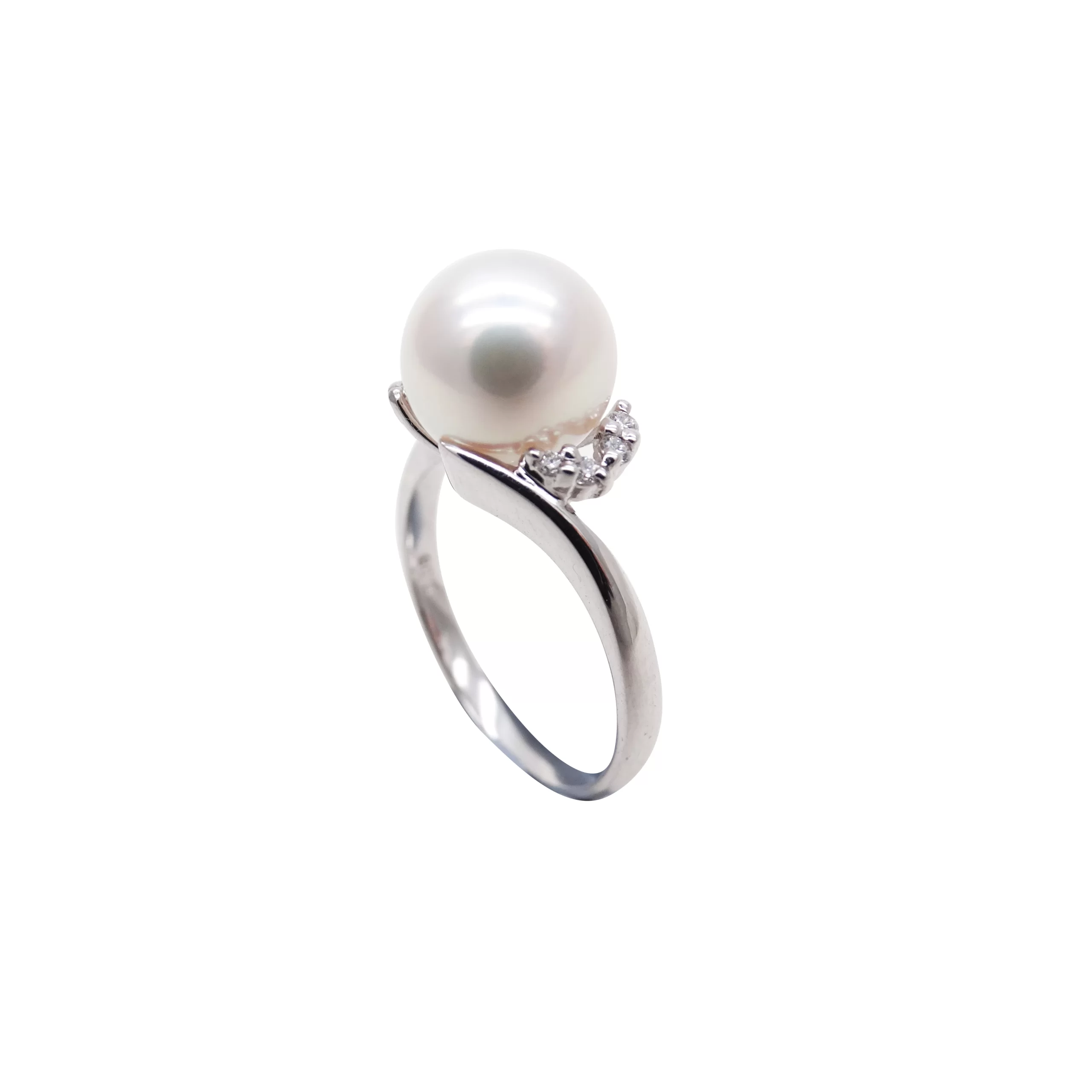 White Akoya Pearl Clarity Ring - R79