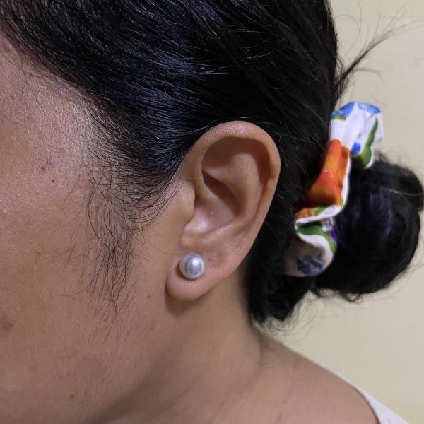 Akoya Blue Pearl Earring - E292