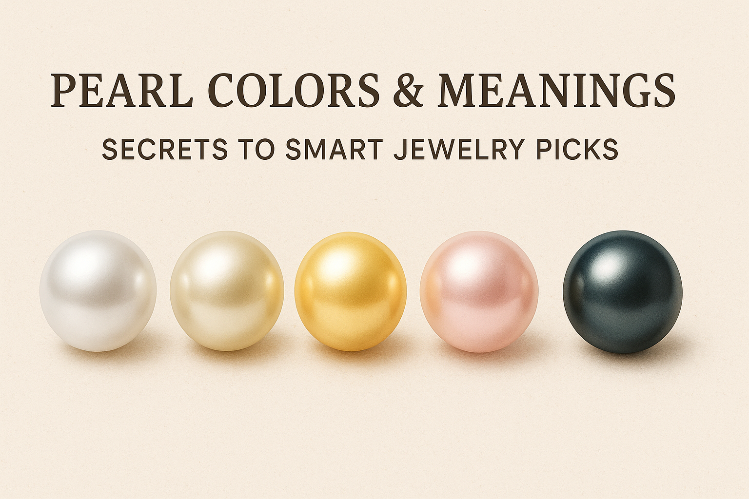 Pearl Colors & Meanings Secrets to Smart Jewelry Picks