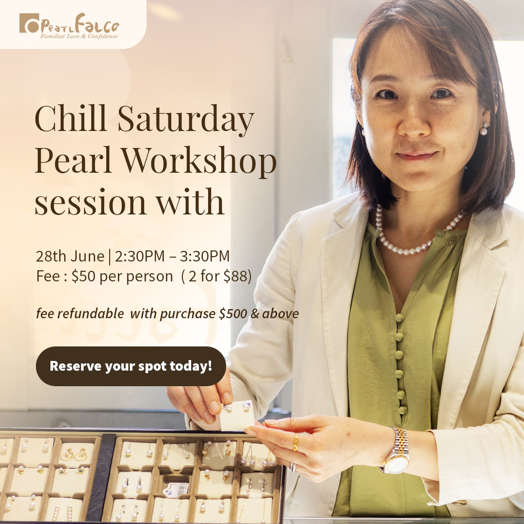 june28ads Chill Saturday Pearl Workshop<br />
with Maiko in Singapore