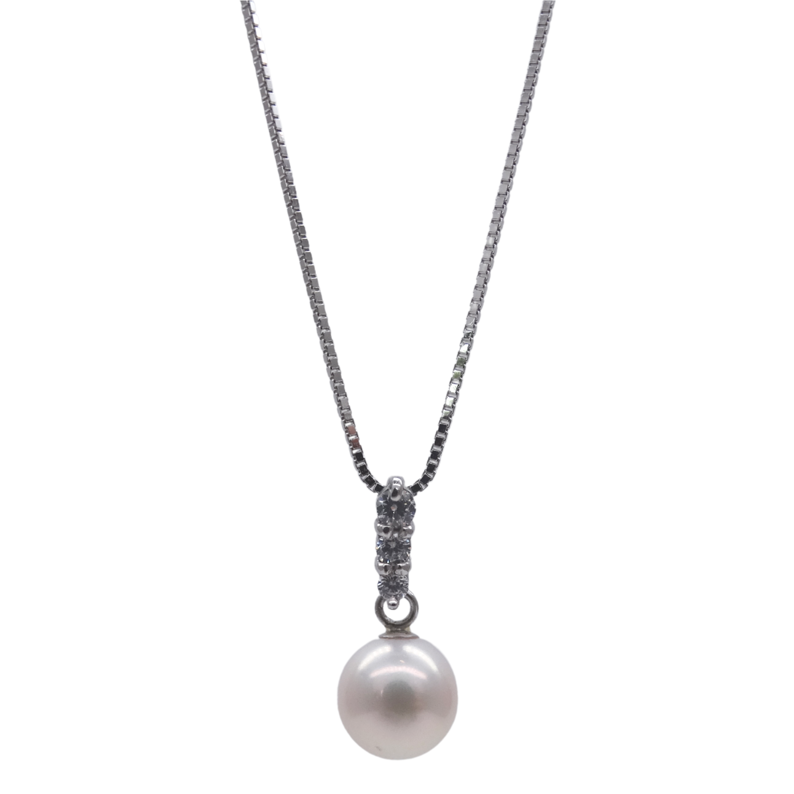 Sparkle Akoya Pearl Silver Pendant (P262)