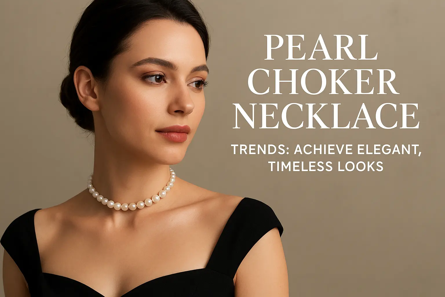 Pearl Choker Necklace Trends Achieve Elegant, Timeless Looks