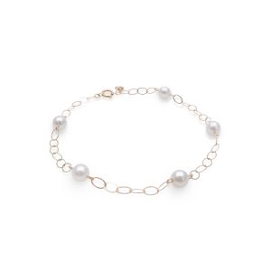 Akoya Pearl Bracelet 18K Gold - BL65