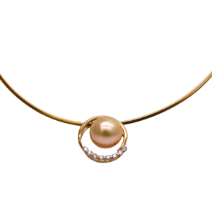 Fashionista Gold South Sea Pearl Pendant - P257