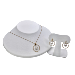 Akoya Pearl Shizuku Gold Set in 18K Gold – Luxury Redefined with 18K Gold