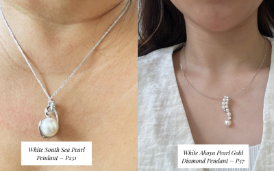 White Pearl Pendant Collection by Pearl FALCO – Luxury & Authentic