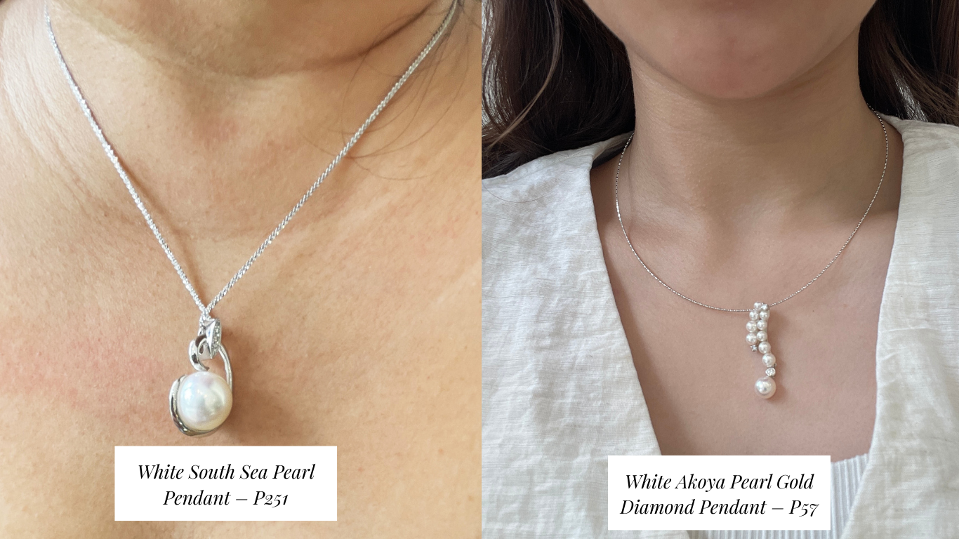 White Pearl Pendant Collection by Pearl FALCO – Luxury & Authentic