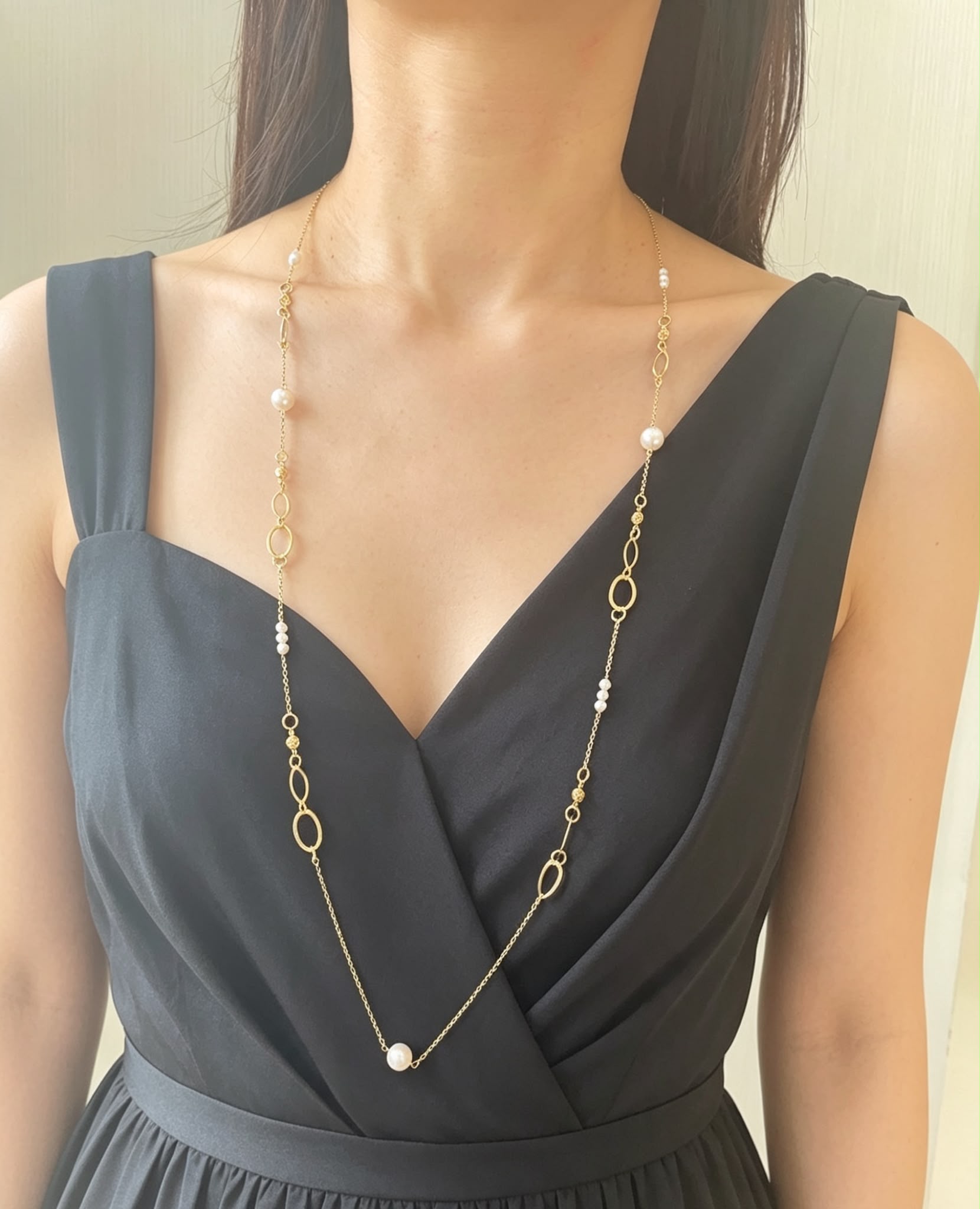Akoya Pearl Fashionable Necklace - N153 2 Akoya Pearl Fashionable Necklace - N153 - Image 2