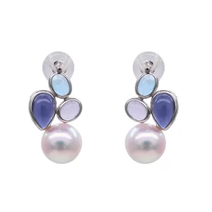 Akoya Colourful Gemstones Earring - E319