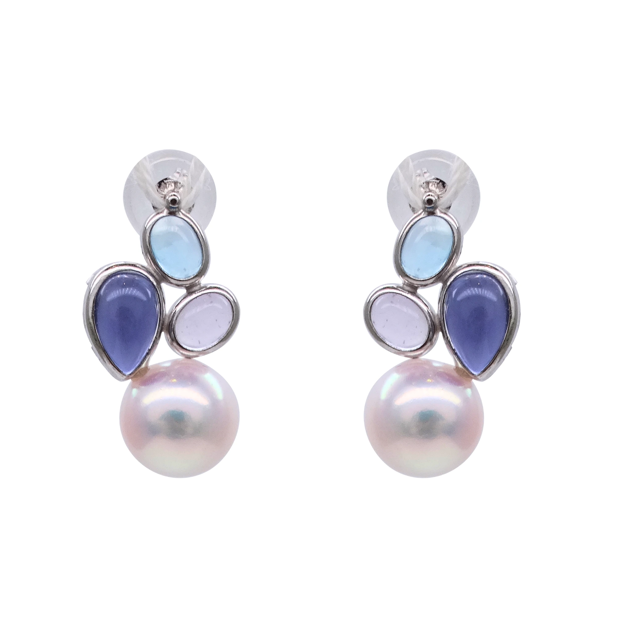 Akoya Colourful Gemstones Earring - E319